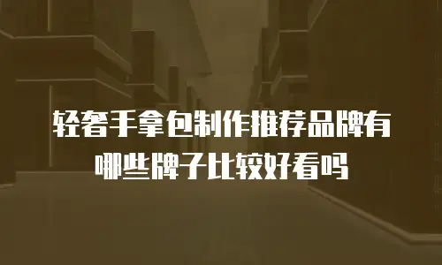 轻奢手拿包制作推荐品牌有哪些牌子比较好看吗
