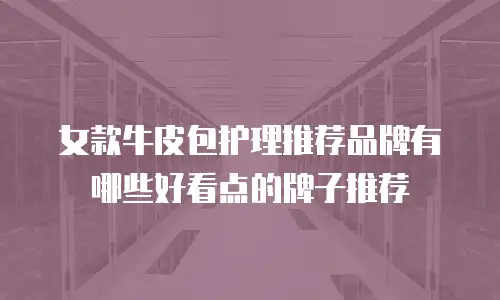女款牛皮包护理推荐品牌有哪些好看点的牌子推荐