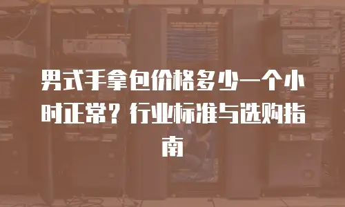 男式手拿包价格多少一个小时正常？行业标准与选购指南