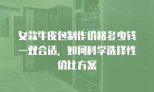 女款牛皮包制作价格多少钱一双合适，如何科学选择性价比方案