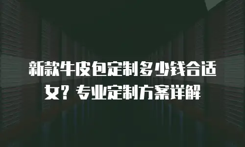 新款牛皮包定制多少钱合适女？专业定制方案详解