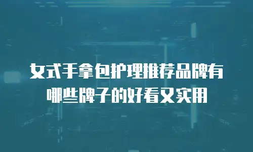女式手拿包护理推荐品牌有哪些牌子的好看又实用