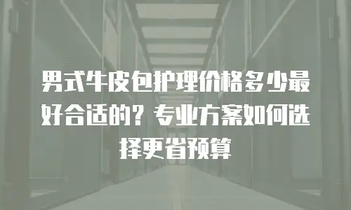 男式牛皮包护理价格多少最好合适的？专业方案如何选择更省预算