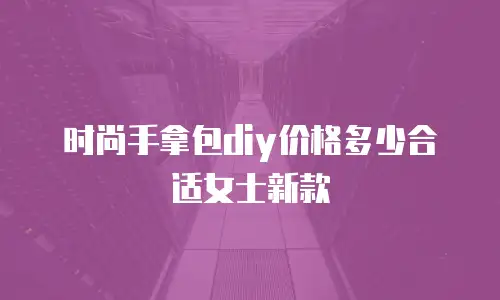 时尚手拿包diy价格多少合适女士新款