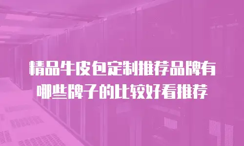 精品牛皮包定制推荐品牌有哪些牌子的比较好看推荐