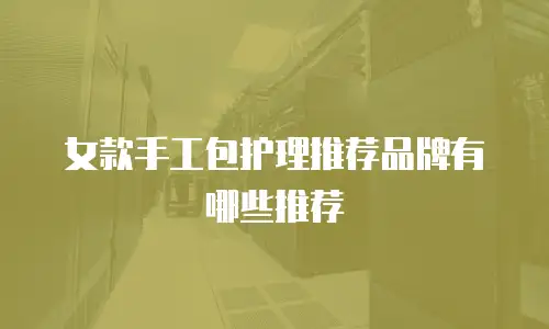 女款手工包护理推荐品牌有哪些推荐