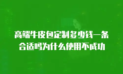 高端牛皮包定制多少钱一条合适吗为什么使用不成功