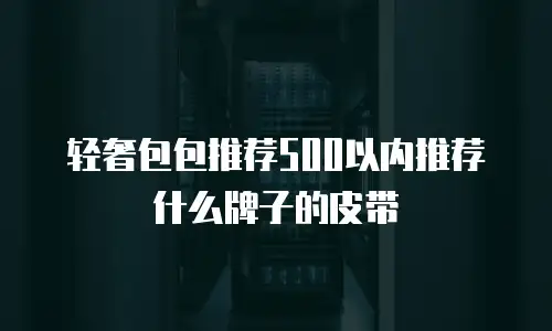 轻奢包包推荐500以内推荐什么牌子的皮带
