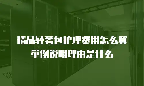 精品轻奢包护理费用怎么算举例说明理由是什么