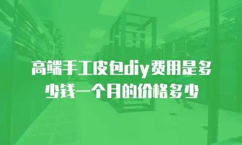 高端手工皮包diy费用是多少钱一个月的价格多少