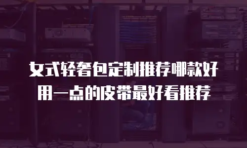 女式轻奢包定制推荐哪款好用一点的皮带最好看推荐