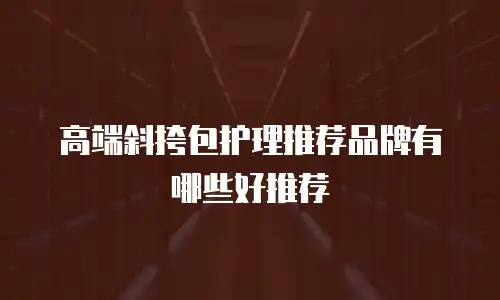 高端斜挎包护理推荐品牌有哪些好推荐
