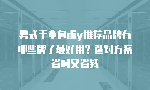男式手拿包diy推荐品牌有哪些牌子最好用？选对方案省时又省钱
