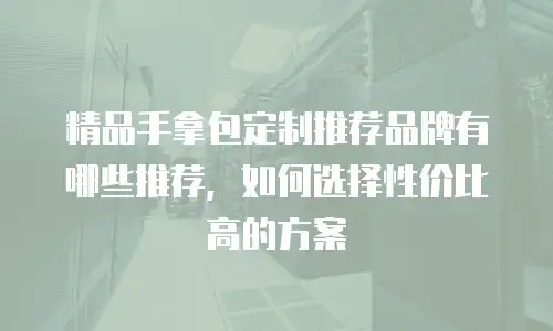 精品手拿包定制推荐品牌有哪些推荐，如何选择性价比高的方案