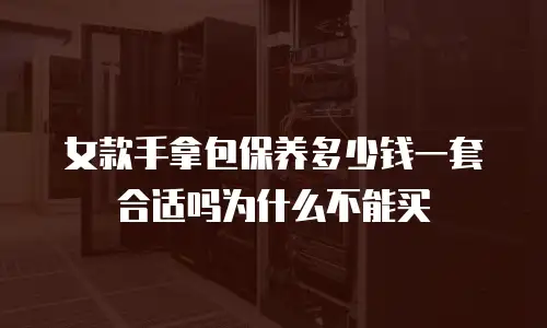 女款手拿包保养多少钱一套合适吗为什么不能买