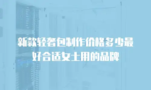 新款轻奢包制作价格多少最好合适女士用的品牌
