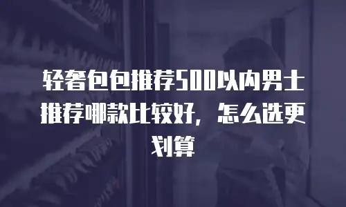 轻奢包包推荐500以内男士推荐哪款比较好，怎么选更划算