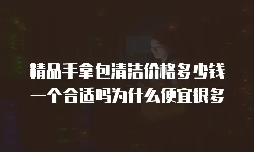 精品手拿包清洁价格多少钱一个合适吗为什么便宜很多