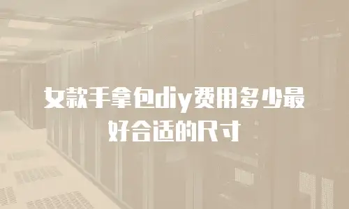 女款手拿包diy费用多少最好合适的尺寸