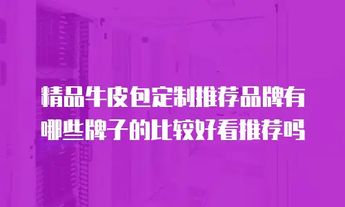 精品牛皮包定制推荐品牌有哪些牌子的比较好看推荐吗