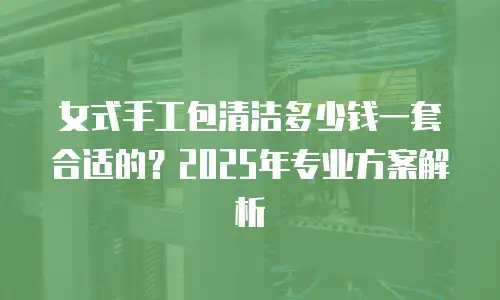 女式手工包清洁多少钱一套合适的？2025年专业方案解析