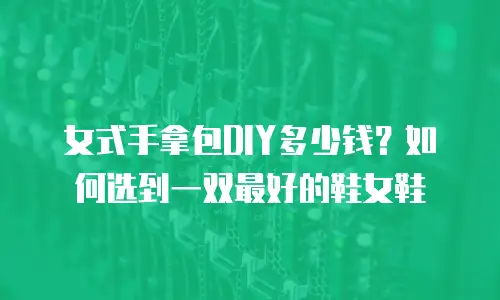 女式手拿包DIY多少钱？如何选到一双最好的鞋女鞋