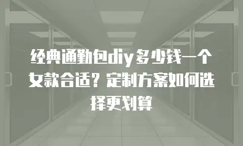 经典通勤包diy多少钱一个女款合适？定制方案如何选择更划算