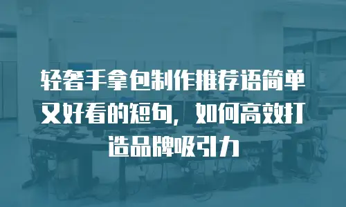 轻奢手拿包制作推荐语简单又好看的短句，如何高效打造品牌吸引力
