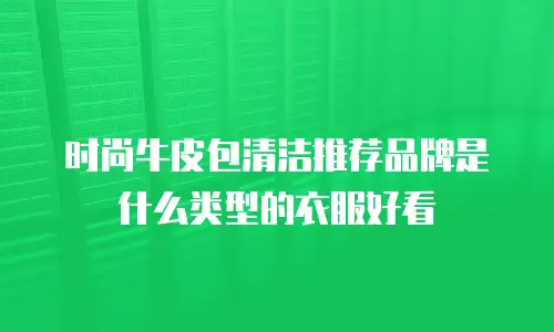 时尚牛皮包清洁推荐品牌是什么类型的衣服好看
