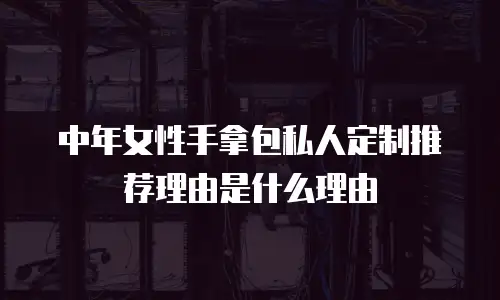 中年女性手拿包私人定制推荐理由是什么理由