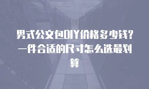男式公文包DIY价格多少钱？一件合适的尺寸怎么选最划算