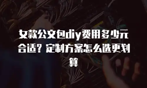 女款公文包diy费用多少元合适？定制方案怎么选更划算
