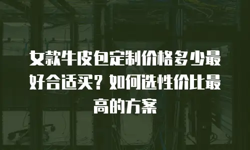 女款牛皮包定制价格多少最好合适买？如何选性价比最高的方案