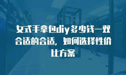 女式手拿包diy多少钱一双合适的合适，如何选择性价比方案