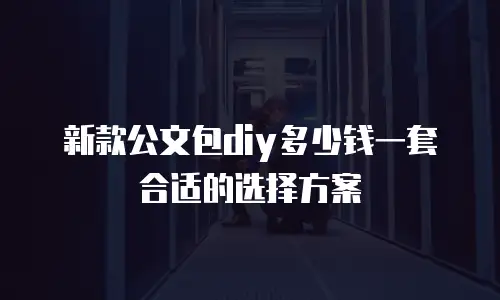 新款公文包diy多少钱一套合适的选择方案