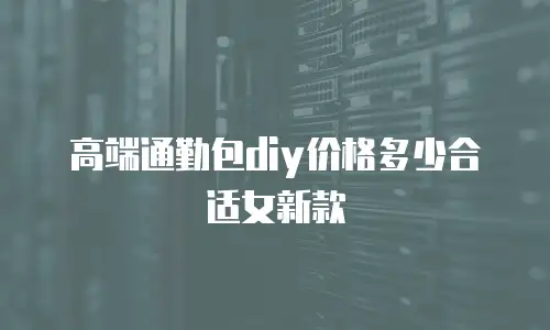 高端通勤包diy价格多少合适女新款