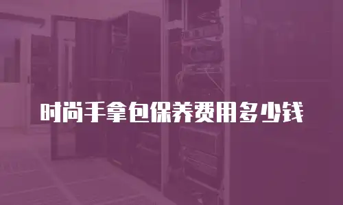 时尚手拿包保养费用多少钱