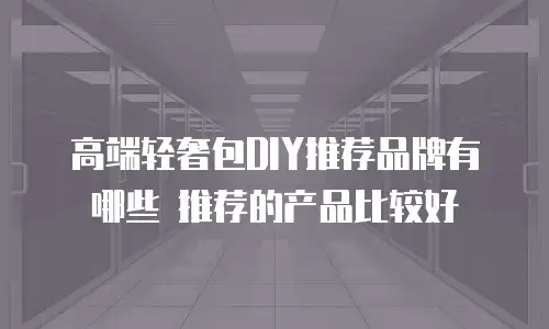 高端轻奢包DIY推荐品牌有哪些 推荐的产品比较好