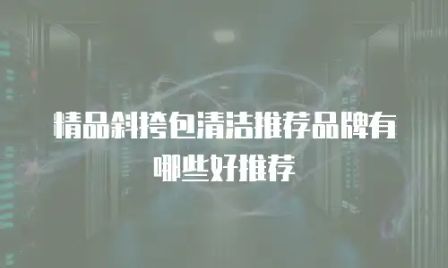 精品斜挎包清洁推荐品牌有哪些好推荐