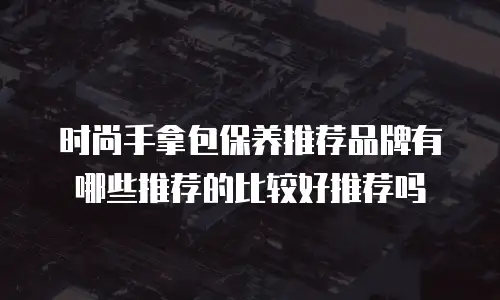 时尚手拿包保养推荐品牌有哪些推荐的比较好推荐吗