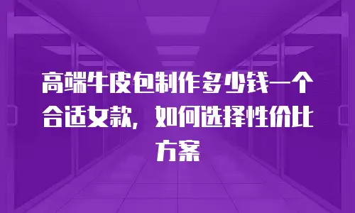 高端牛皮包制作多少钱一个合适女款，如何选择性价比方案