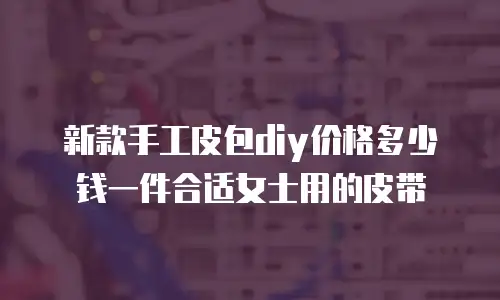 新款手工皮包diy价格多少钱一件合适女士用的皮带