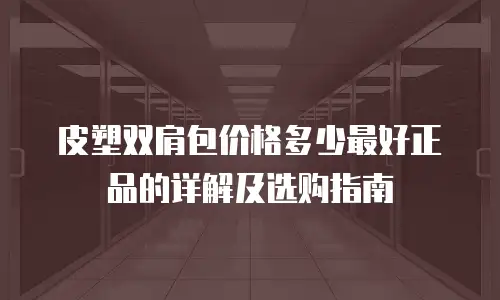 皮塑双肩包价格多少最好正品的详解及选购指南