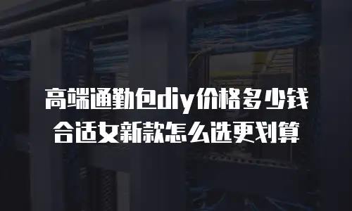 高端通勤包diy价格多少钱合适女新款怎么选更划算