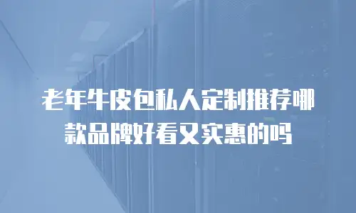 老年牛皮包私人定制推荐哪款品牌好看又实惠的吗