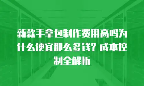 新款手拿包制作费用高吗为什么便宜那么多钱？成本控制全解析