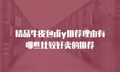精品牛皮包diy推荐理由有哪些比较好卖的推荐