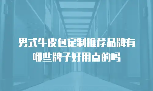 男式牛皮包定制推荐品牌有哪些牌子好用点的吗