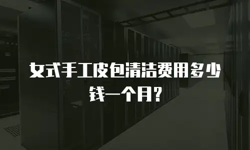 女式手工皮包清洁费用多少钱一个月？