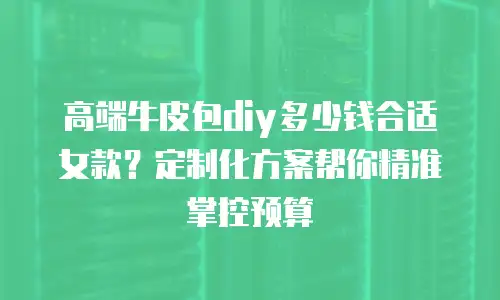 高端牛皮包diy多少钱合适女款？定制化方案帮你精准掌控预算